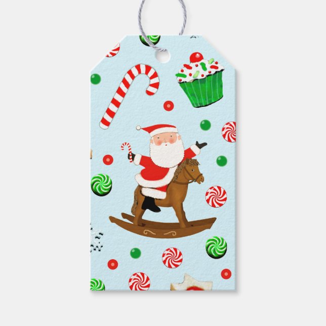 Equestrian Christmas  Gift Tags (Front)