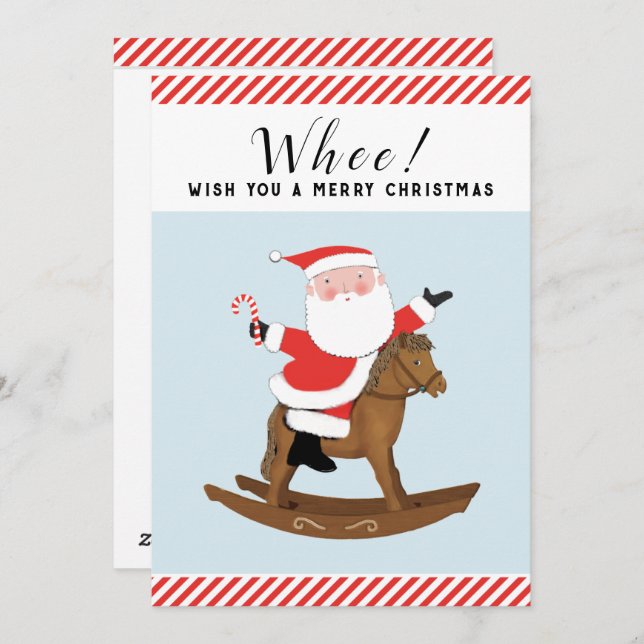 Equestrian Christmas Holiday Cards (Front/Back)