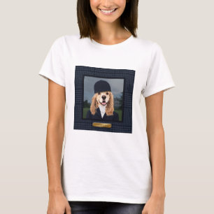 Equestrian Cocker Spaniel Dog Tee - Amelia