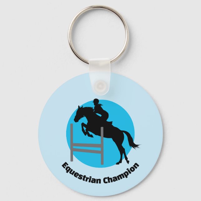 Equestrian Design  Keychain (Front)