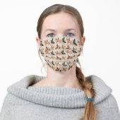 Equestrian Dressage Horse Cloth Face Mask (Worn)