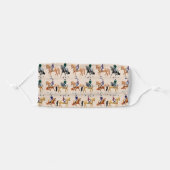 Equestrian Dressage Horse Cloth Face Mask (Front, Folded)