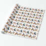 Equestrian Dressage Horse Wrapping Paper