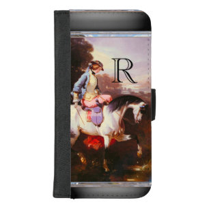 Equestrian Elsa Elegant Monogram iPhone 8/7 Plus Wallet Case