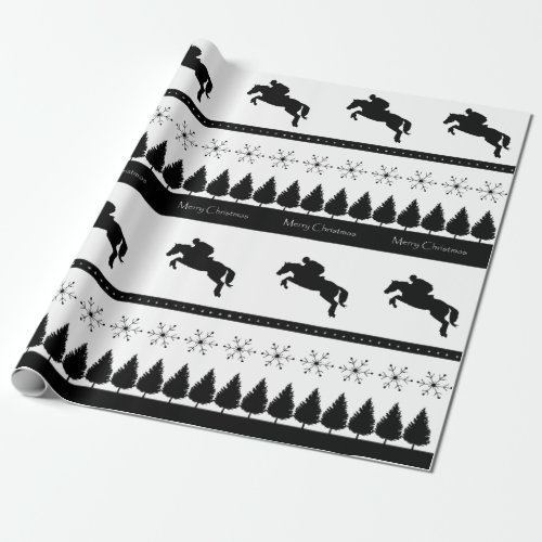 Equestrian Eventer Wrapping Paper