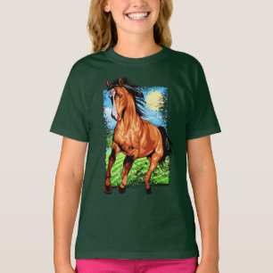 Equestrian - Farm Stallion Horse - Horse riding T-Shirt