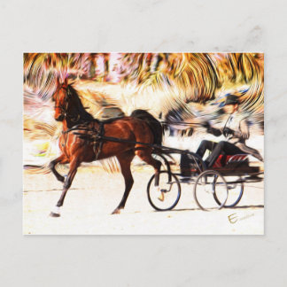 Equestrian | Flames Postcard