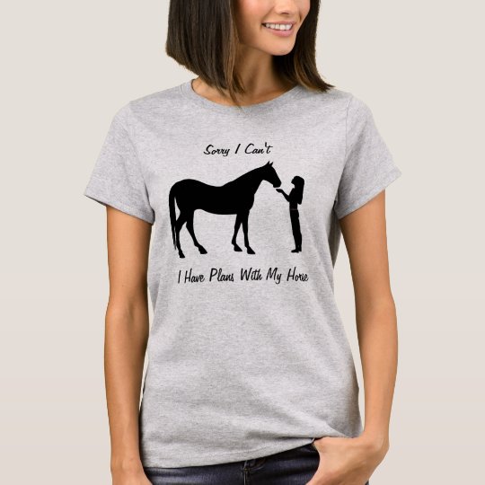 Equestrian Funny Horse T-Shirt | Zazzle.com