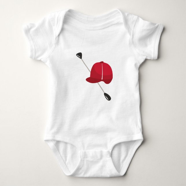 Equestrian Gear Baby Bodysuit (Front)
