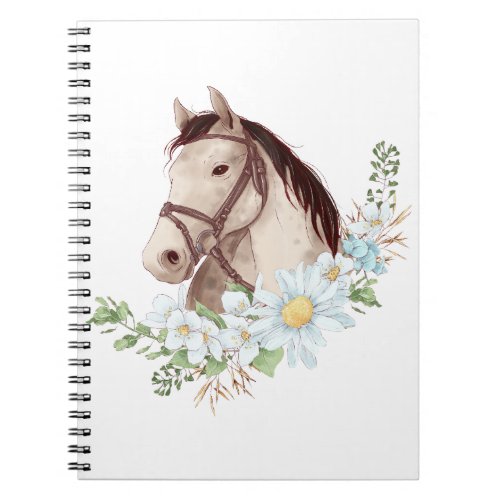 Equestrian Gift Horseback Riding Horse Notebook