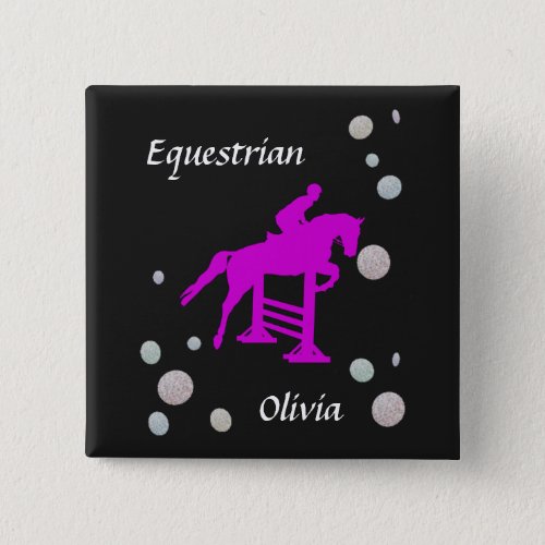 Equestrian Girls Button