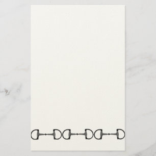 Equestrian Horse Bits Stationery