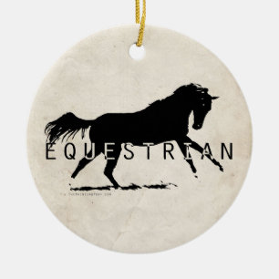 Equestrian Horse Ceramic Ornament