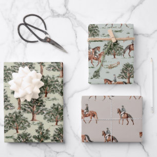 Equestrian Horse Classic Wrapping Paper Sheets