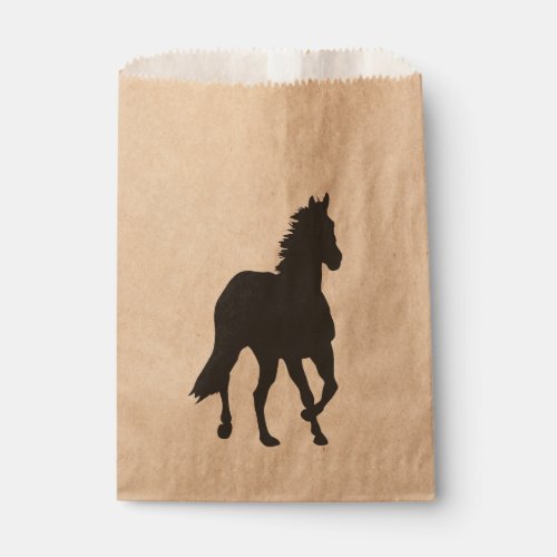 Equestrian Horse Country Western Wedding Party Favor Bag