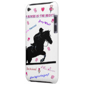 Equestrian Horse iPod Case-Mate Case (Back Left)