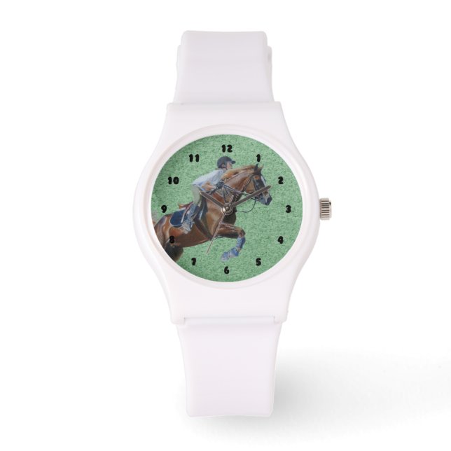 Equestrian Horse Jumper Watch (Front)