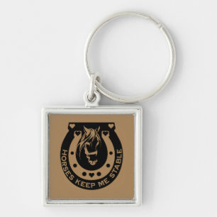 Equestrian Horse Riders Keychain