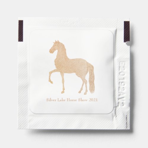 Equestrian horse show event customize hand sanitizer packet
