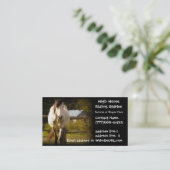 Equestrian Horse Stables or Boarding Business Card (Standing Front)