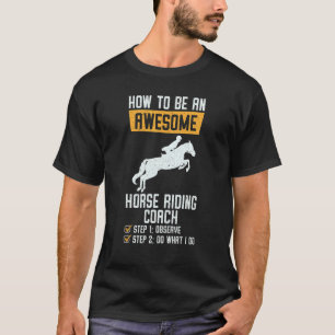 Equestrian Horse Vaulting Vaulter Horseback Riding T-Shirt