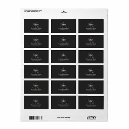 Equestrian Horseback Riding Elegant Horse Label | Zazzle