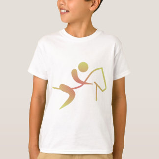 Equestrian Horseback Riding Flame icon Horse T-Shirt