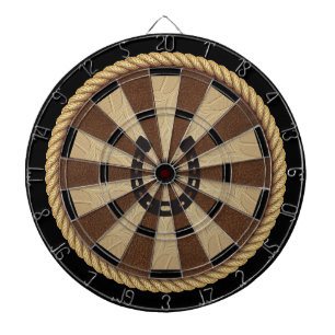 Equestrian Horseshoe Black and Brown Dart Board