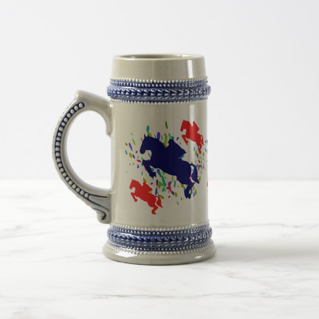 EQUESTRIAN   INCIPIO     BEER STEIN (Left)