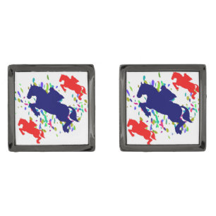 EQUESTRIAN   INCIPIO     CUFFLINKS