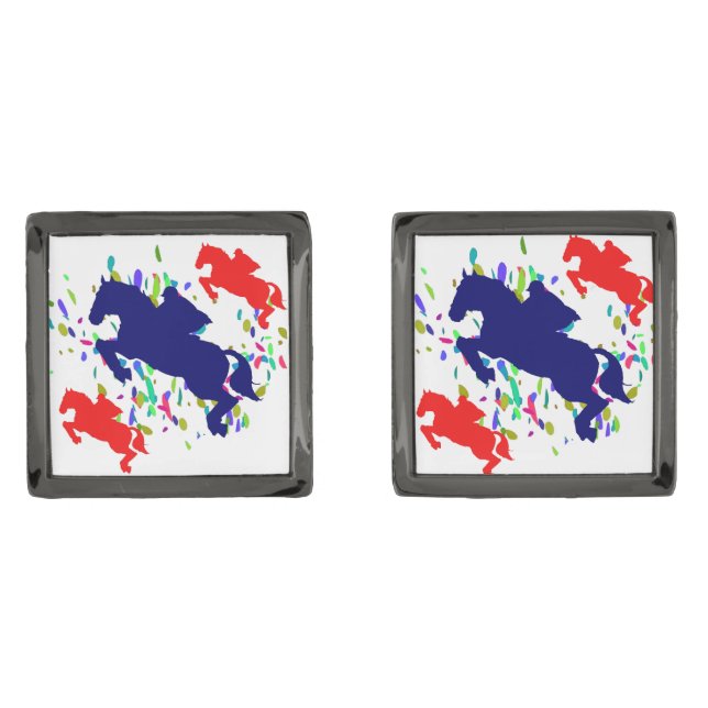 EQUESTRIAN   INCIPIO     CUFFLINKS (Front)