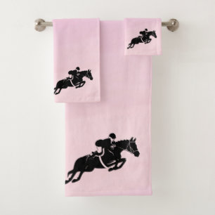 Equestrian Jumper Bath Towel Set