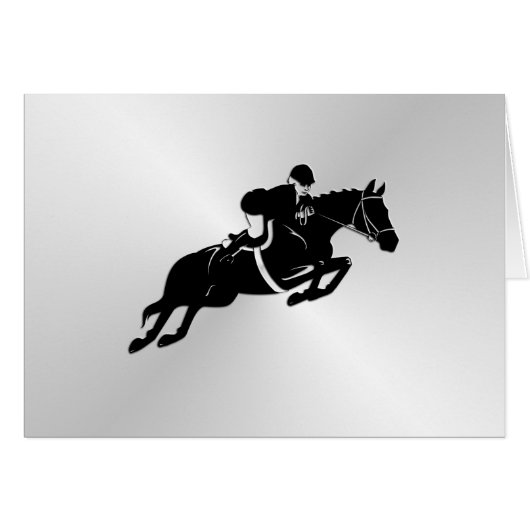 Equestrian Jumper Cards (Front Horizontal)