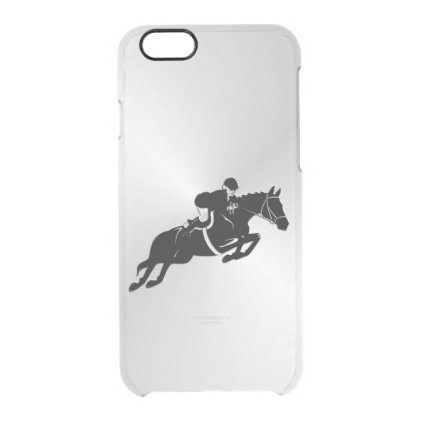 Equestrian Jumper Clear iPhone 6/6S Case