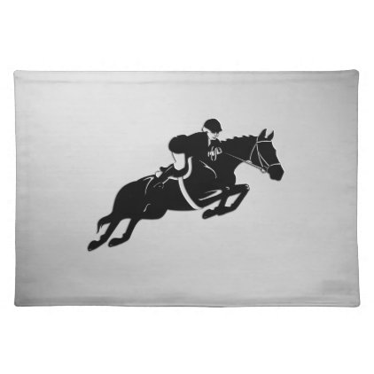 Equestrian Jumper Cloth Placemat