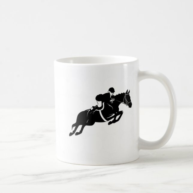 Equestrian Jumper Coffee Mug (Right)
