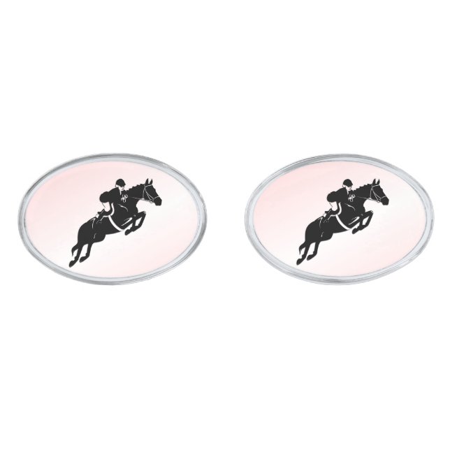 Equestrian Jumper Cufflinks (Front)
