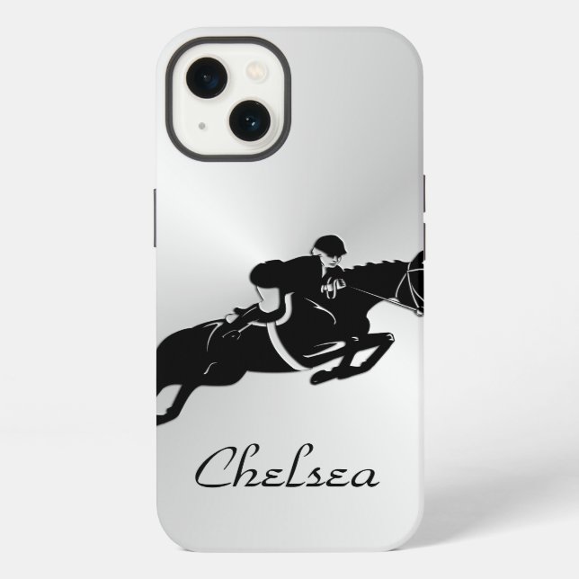 Equestrian Jumper Iphone Case (Back)