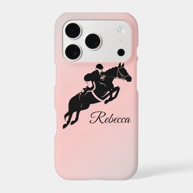 Equestrian Jumper Iphone Case (Back)