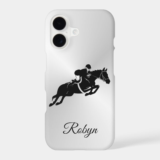 Equestrian Jumper Iphone Case (Back)