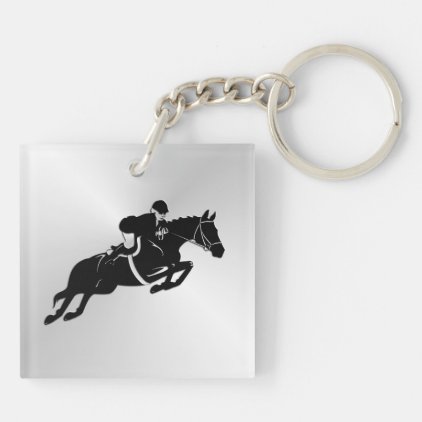 Equestrian Jumper Keychain