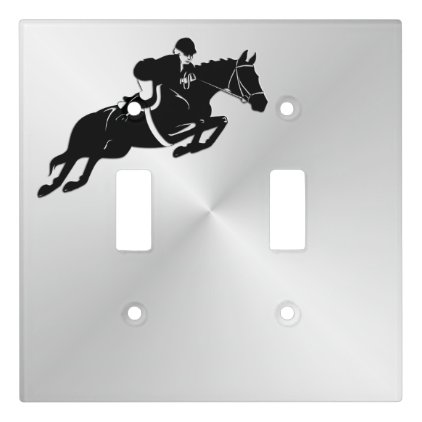 Equestrian Jumper Light Switch Cover