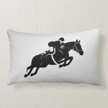 Equestrian Jumper Lumbar Pillow