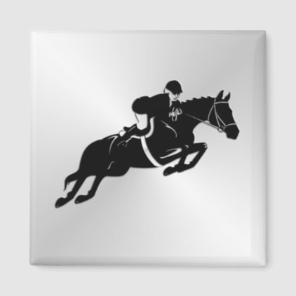 Equestrian Jumper Magnet