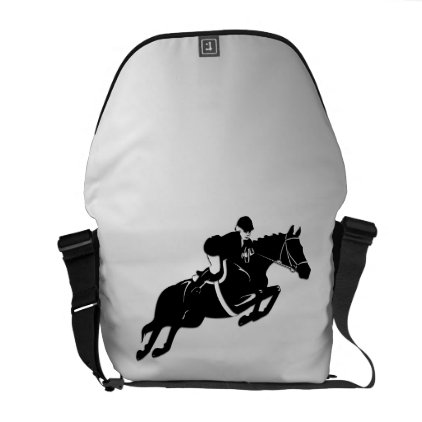 Equestrian Jumper Messenger Bag