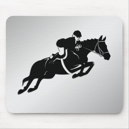 Equestrian Jumper Mouse Pad