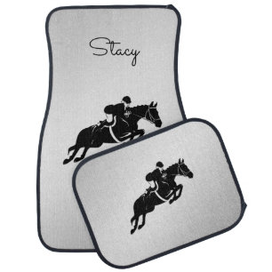 Equestrian Jumper Personal Car Mat
