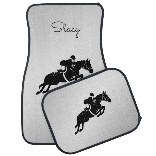 Equestrian Jumper Personal Car Mat (Set)