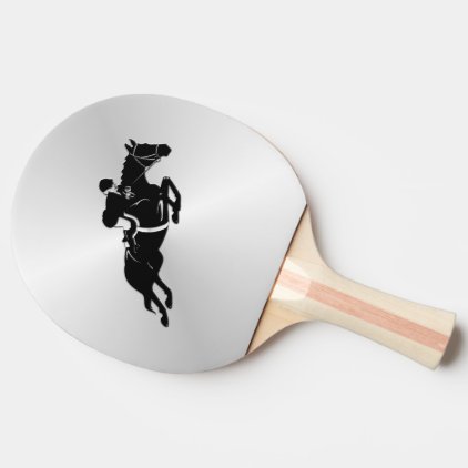 Equestrian Jumper Ping Pong Paddle