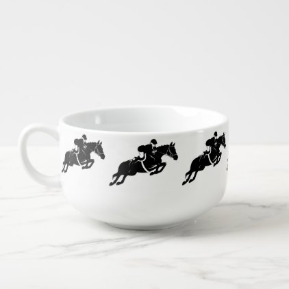 Equestrian Jumper Soup Mug